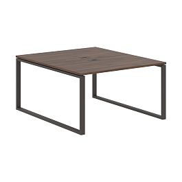 Стол 2-х местный EQWST 1316 Дуб Денвер тёмный/Мокко 1360х1606х750 EDIS - Фото предпросмотра