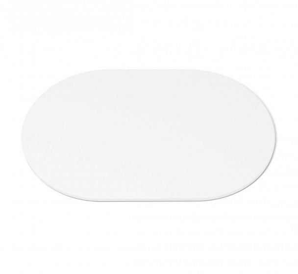 Столешница Sheffilton SHT-TT 120-80 МДФ овальная белоснежная шагрень - Вид 6