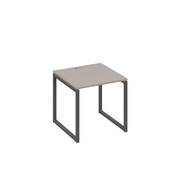 Стол письменный на металлокаркасе QUATTRO A4 А4 Б4 021 БП мокко премиум / металлокаркас антрацит - Вид 1