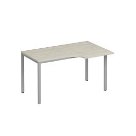 Стол эргономичный правый на металлокаркасе МП2 Формула МП2 К 194 дуб шамони / серый - Фото предпросмотра