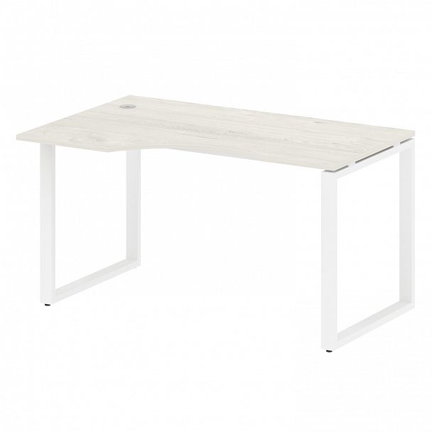 Стол "Metal System" БО.СА-2 дуб наварра/белый - Вид 2