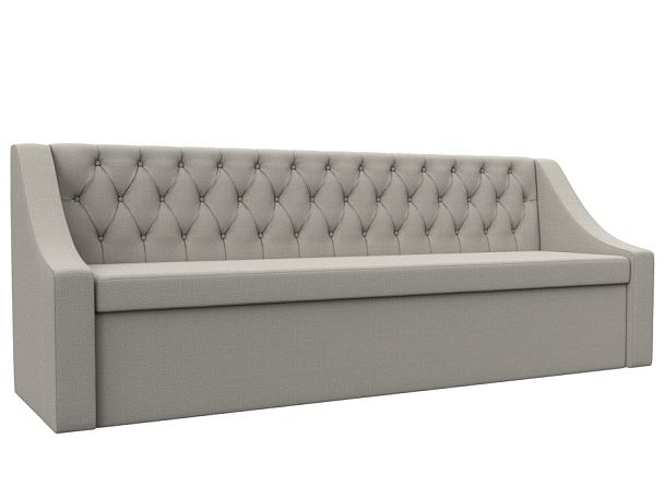 Диван кухонный прямой Мерлин Рогожка бежевый - Вид 1