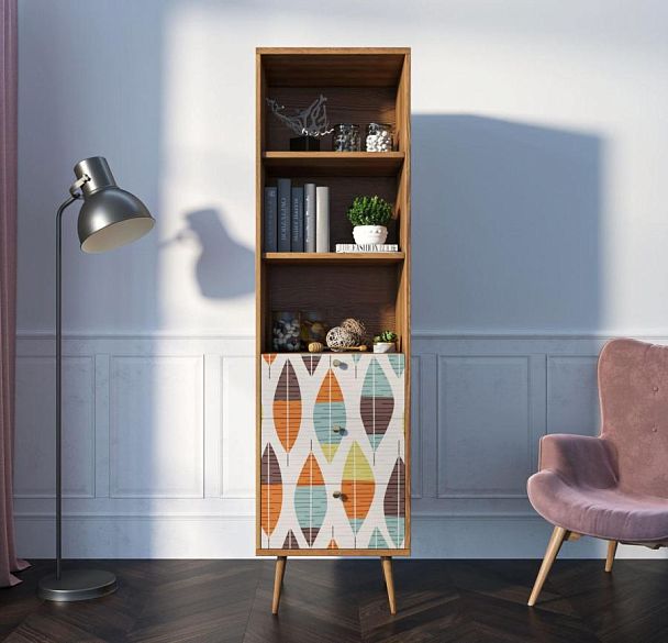 Стеллаж с ящиками Berber принт 48 арт BB45/Print_48 - Вид 5