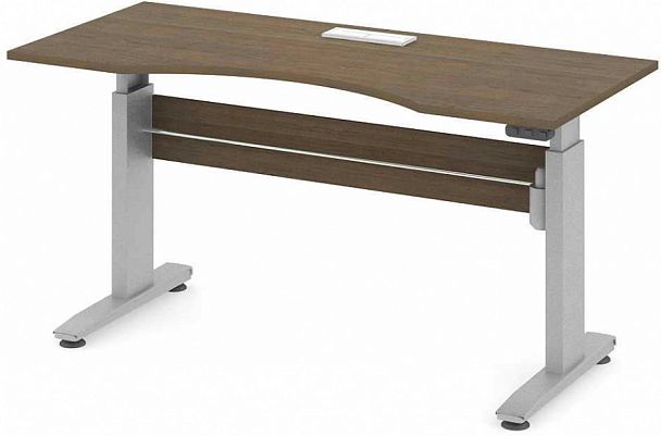 Стол офисный рабочий С-ТРС51 "Трансформер" ПК-ТРС-СТЭ180Х80КК/ЭРД-В1-299 дуб шамони - Вид 1