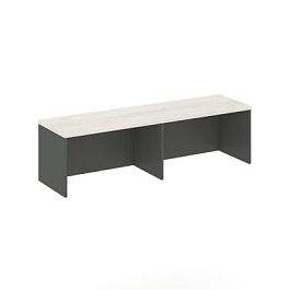 Стайл Проджект Надставка на тумбу 1 яр. SN.NT-102 Антрацит/Дуб Наварра 1432*400*400 - Фото предпросмотра