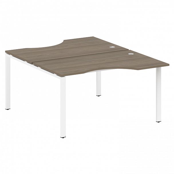 Рабочая станция "Metal System" БП.РАС-СА-2.2 вяз/белый - Вид 1