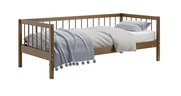 Кровать деревянная Мечта 6, 900*2000, березовый шпон, цвет коричневый - Вид 1