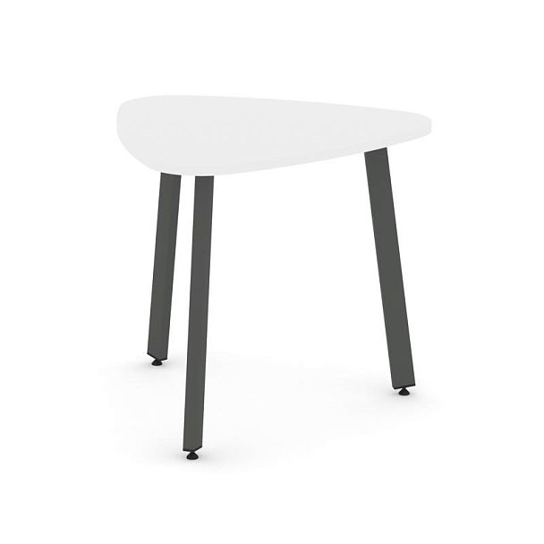 Стайл Проджект Стол переговорный SN-6.SPRG-70.3 Белый/Металл Антрацит 900*900*750 - Вид 1