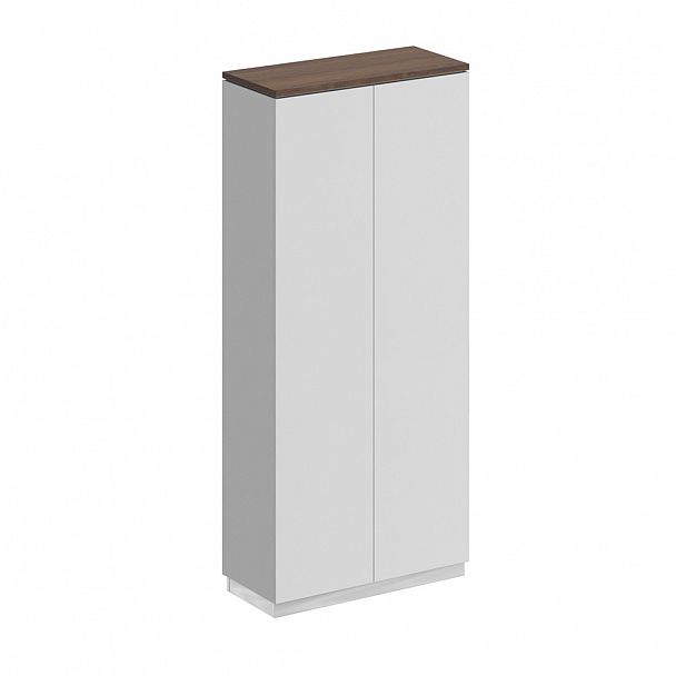 Шкаф для документов закрытый City СИ 307 дуб гладстоун / белый премиум / белый премиум - Вид 1