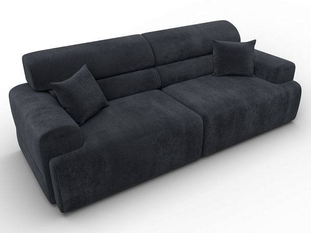 Диван прямой Лига-109 НПБ Велюр серый - Вид 6