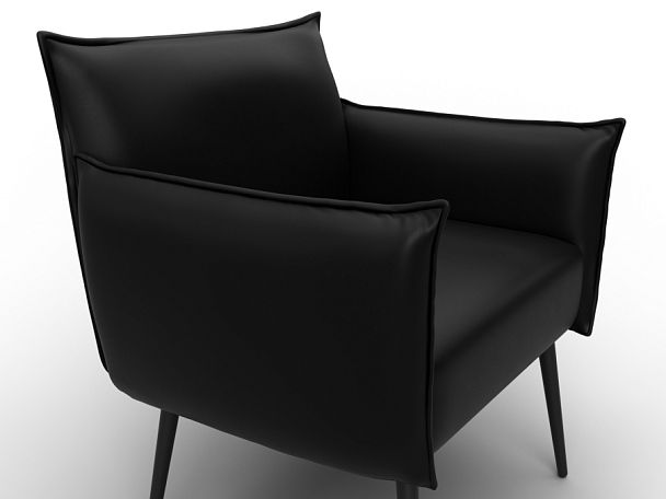 Кресло Лига-083 Экокожа черный - Вид 4