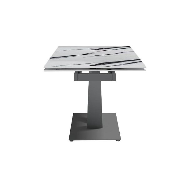 Стол раскладной Malibu (140+40+40), керамика глянцевая Panda White - Вид 3