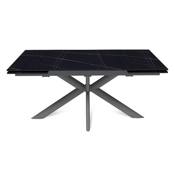 Стол раскладной Strong (160+40+40), керамика матовая Black Gold - Вид 2