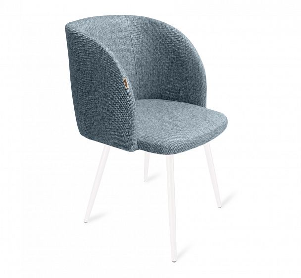 Стул Sheffilton SHT-ST33/S95-1 синий лед/белый муар - Вид 2