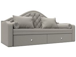 Диван детский прямой Сойер Рогожка бежевый - Фото предпросмотра