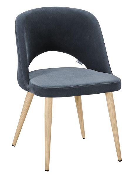 Стул Lars Diag grey/нат.дуб - Вид 1