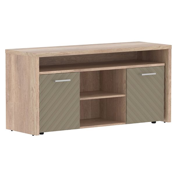 Тумба с фригобаром TLTF-3D Капучино/Дуб Каньон Z 1640х550х800 TORR LUX - Вид 1