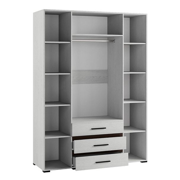 Спальня Модена шкаф 4-хств. МШ-24 ясень анкор светлый/венге - Вид 2