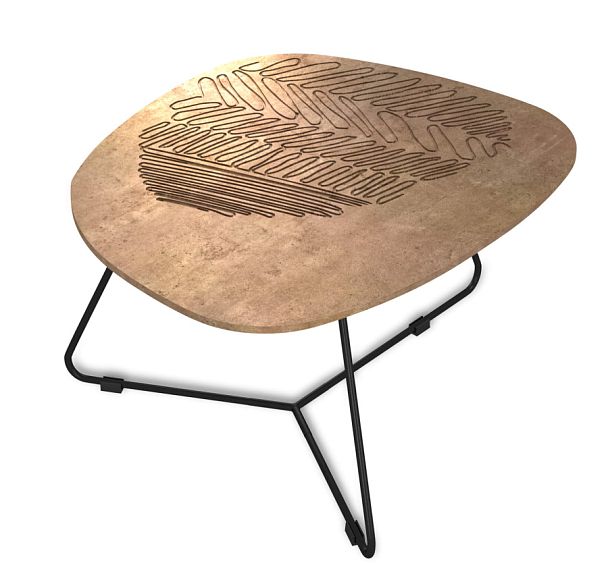 Столик журнальный Sheffilton SHT-CT52-1 тирион/черный муар - Вид 1