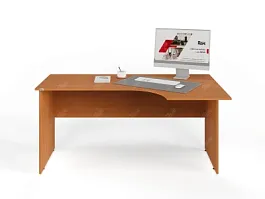 UNITY PC3-16 R ВИШНЯ Офисный стол угловой Правый 1600х900х750 - Фото предпросмотра