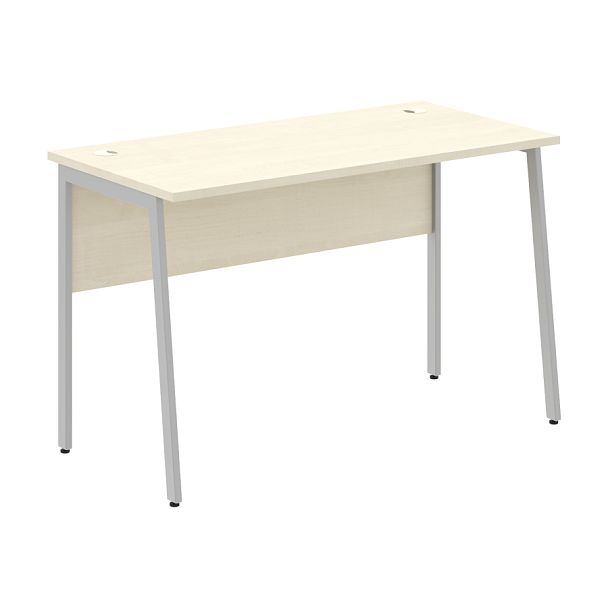 Стол прямой СП-2.1P Клен*/Алюминий 1200х608х755 IMAGO PLUS - Вид 1