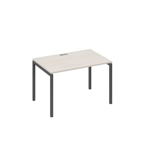 Стол письменный на металлокаркасе DUE A4 А4 Б2 023 БП дуб / металлокаркас антрацит - Вид 1