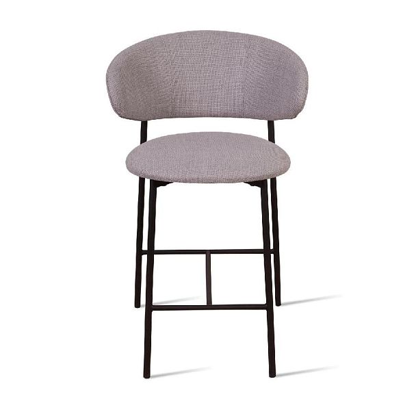 Стул полубарный Adele, рогожка wellton 912, серый - Вид 7