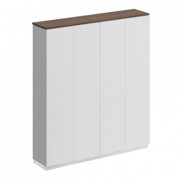 Шкаф для документов закрытый "City" СИ 313 дуб гладстоун/белый премиум/белый премиум - Вид 1