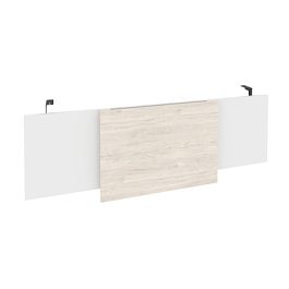 Onix Direct Царга стола руководителя O.M-CSR-4 Белый бриллиант/Денвер светлый/Антрацит металл 1340*450*54 - Фото предпросмотра