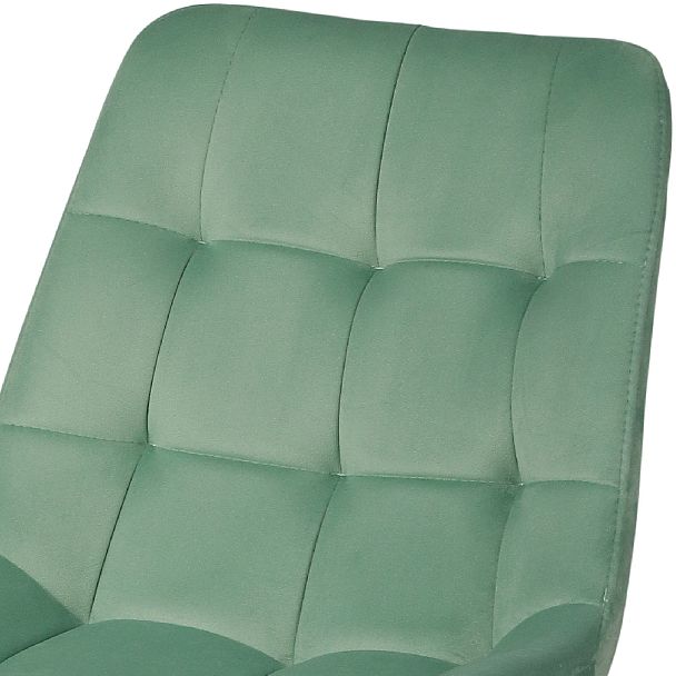 Комплект полубарных поворотных стульев Эйден, Confetti aquamarine/черный, 2 шт. - Вид 7