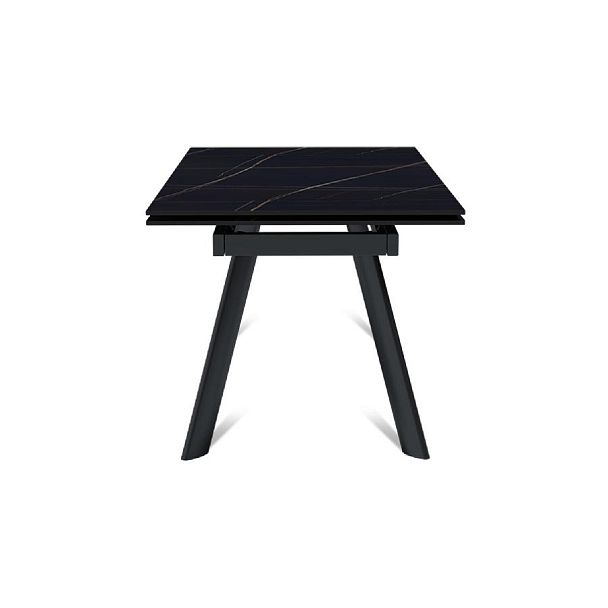 Стол раскладной Stone (140+40+40), керамика матовая Black Gold - Вид 3