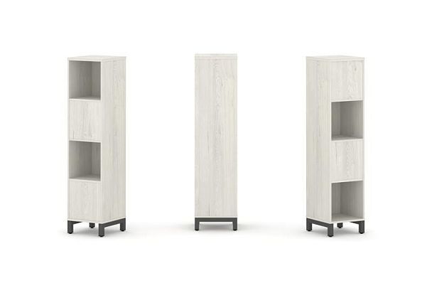 Стайл Проджект Набор стеллажа 2-х сторон., 4 яр. SN.NSD-411 Дуб Наварра/Металл Антрацит 387*400*1615 - Вид 1