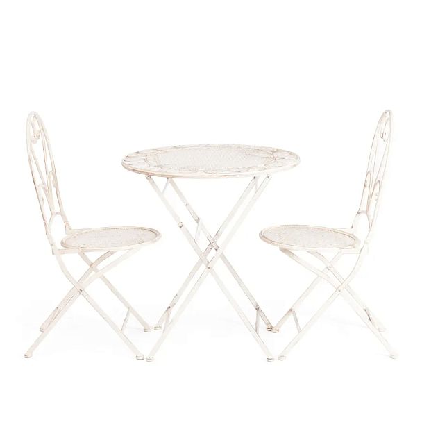 Стул Лав Чаир/Love Chair (PL08-11140), стальной сплав, античный белый - Вид 11
