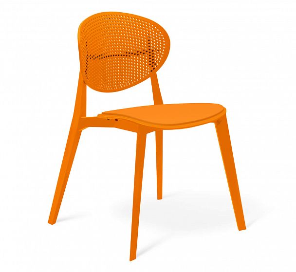 Стул Sheffilton SHT-S111-P оранжевый/оранжевый, стопируемый - Вид 2