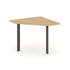 Style Project Next Угловой элемент переговорного стола SN-59.UPRG-001 Тиквуд Светлый/Металл Антрацит 980*980*750 - Фото предпросмотра