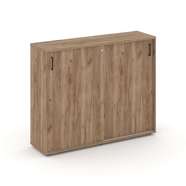 Стайл Проджект Тумба опорная/приставная SN.TOP-173 Дуб Табак/Черный Ручки 1632*400*1150 - Вид 1