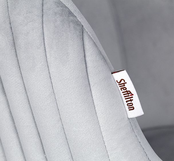 Стул барный Sheffilton SHT-ST39-1/S80 серое облако/темный орех/черный муар - Вид 6