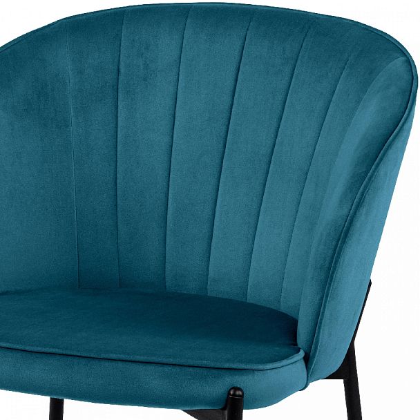 Комплект кухонных стульев Миэль изумрудный велюр/черный, 4 шт. - Вид 6