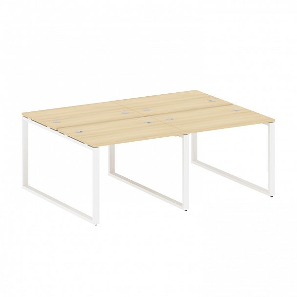 Рабочая станция "Metal System" БО.СМ-4.1 акация/белый - Вид 1