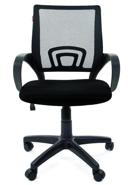 Кресло CHAIRMAN 696, ткань TW/сетчатый акрил, черный - Вид 2