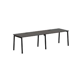 Стол 2-х местный ELWST 2780 Мокко/Черный 2726х800х750 EDIS - Фото предпросмотра