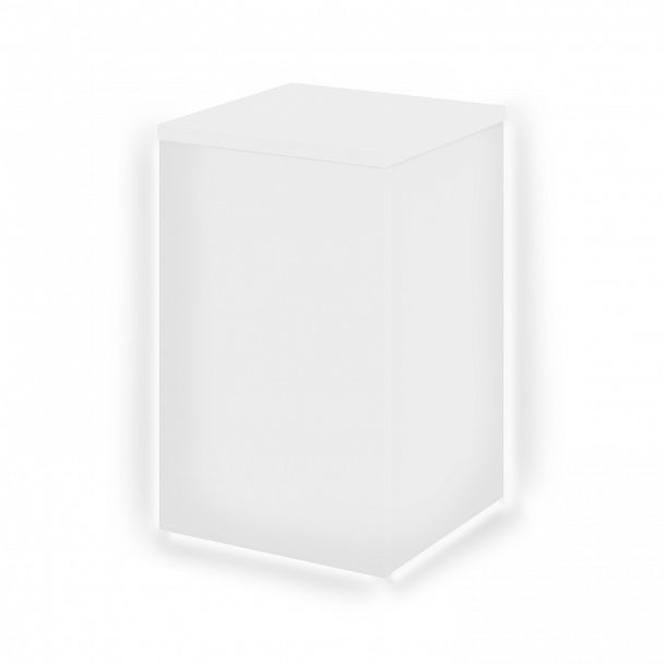 Накладка угловая высокая внешняя с подсветкой "Onix" О.R-NU.V.VNE.S белый - Вид 1