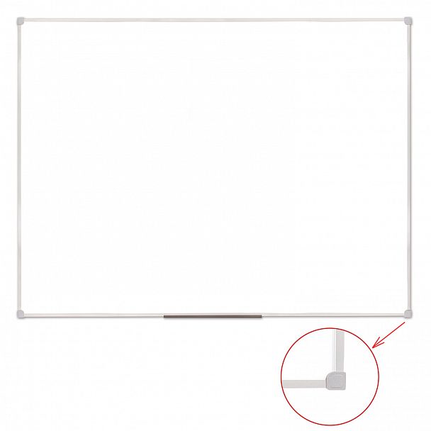 Доска магнитно-маркерная 90х120 см, ПВХ рамка, ГАРАНТИЯ 10 ЛЕТ, РОССИЯ, STAFF, 236159 - Вид 3