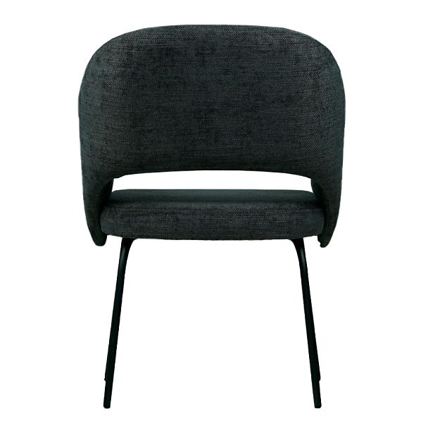 Стул Fly, черная рогожка, ножки металлические - Вид 5