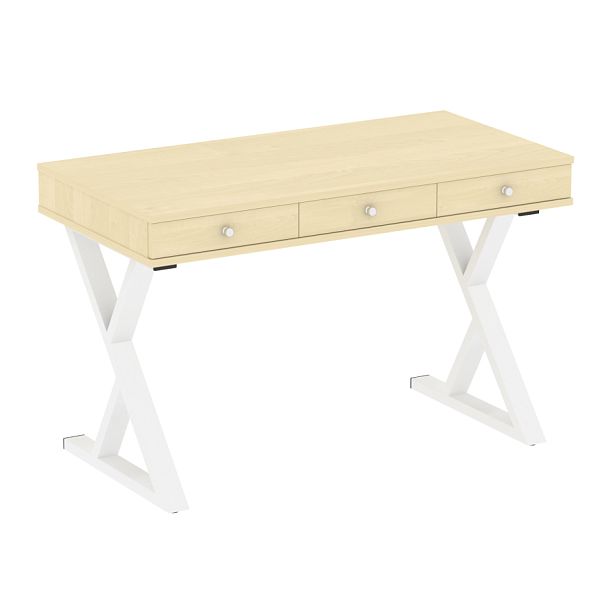 Home Office Стол письменный VR.SP-1-118.M Клён/Белый металл 1180*600*750 - Вид 1