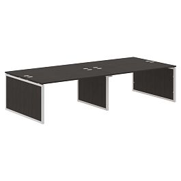 Стол 4-х местный XQPWST 3214 Дуб Юкон Модерн/Алюминий 3200х1406х750 XTEN-QP - Фото предпросмотра