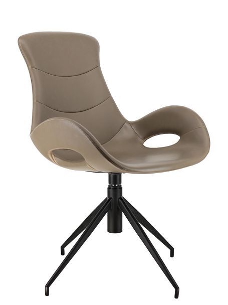 Обеденное кресло Everprof Freedom (Фридом) Экокожа Серый - Вид 1