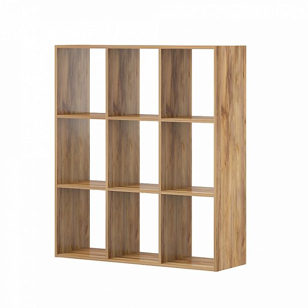 Стеллаж 9-и секционный "Логистика" ПК-ОБИ-СЖ124Х108-В1-1077 таксония медовая - Вид 1