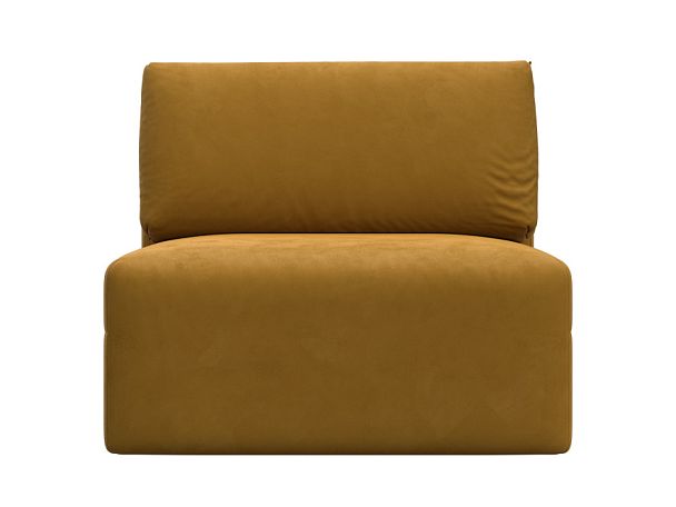 Модуль диван Лига-060 НПБ Велюр желтый - Вид 1