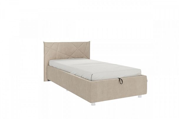 Кровать с подъемным механизмом Бест 90х200 см ZP.KM0.9-02.2170 капучино (велюр) - Вид 1